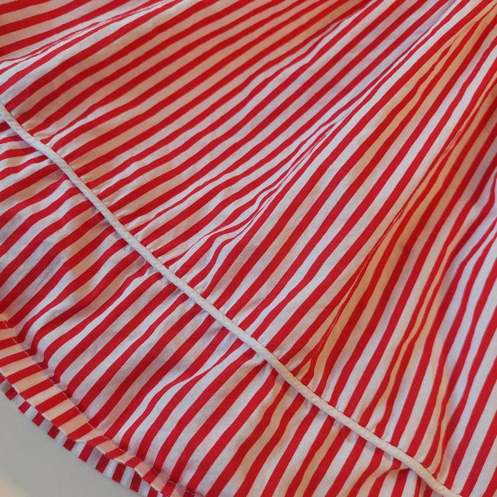 Gymboree Red & White Striped Baby Girl Dress 12–18M Summer Cotton Cute